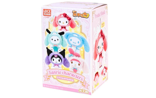 Sanrio Hello Kitty and Friends Family Overjoyed Plush Mystery Blind Box LDCX (One Variation Chosen at Random)