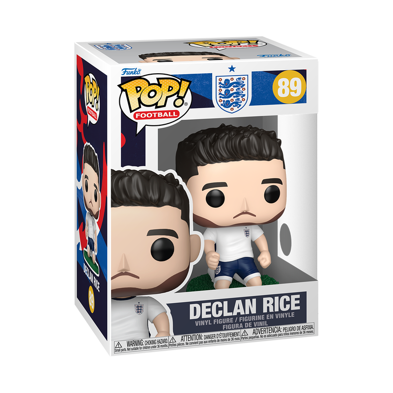 Funko Pop! Football : England - Declan Rice 89 Figure + Pop Protector