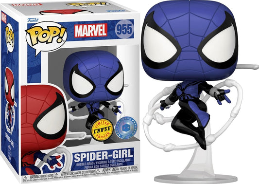 Funko Pop! Marvel The Amazing Spider-Girl: Spider-Girl 955 CHASE Pop In A Box Exclusive + Free Protector