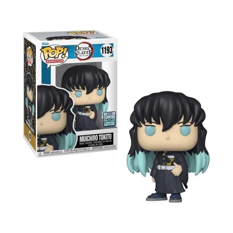 Funko Pop! Demon Slayer - Muichiro Tokito 1193 Funko Funkon 2022 Exclusive + Free Protector