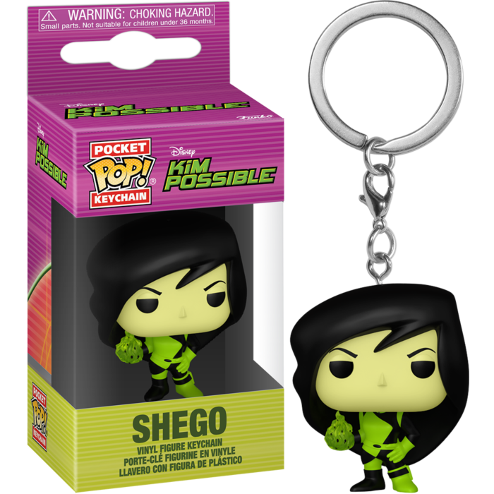 Disney Kim Possible : Shego Pocket Pop Keychain