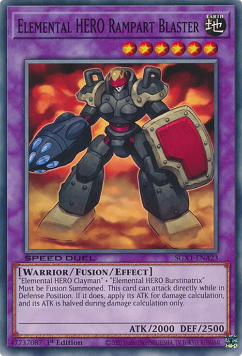 Elemental HERO Rampart Blaster - Speed Duel GX: Duel Academy Box