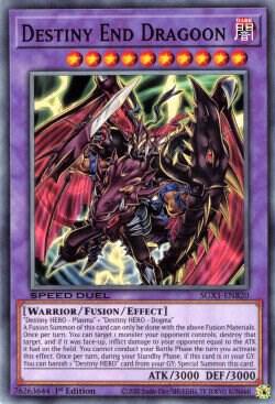 Destiny End Dragoon - Speed Duel GX: Duel Academy Box