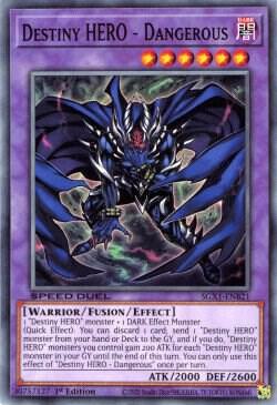 Destiny HERO - Dangerous - Speed Duel GX: Duel Academy Box