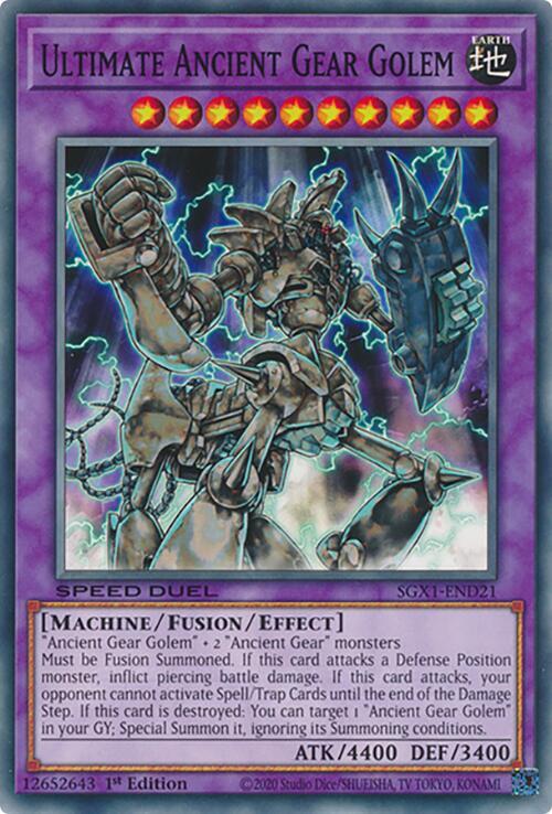 Ultimate Ancient Gear Golem - Speed Duel GX: Duel Academy Box