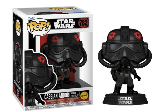 Funko Pop! Star Wars - Cassian Andor (Sienar Test Pilot) CHASE 782 + Pop Protector