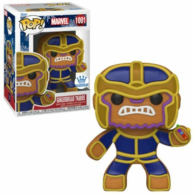 Funko Pop! Marvel Gingerbread Thanos 951 Funko Shop Exclusive + Free Protector