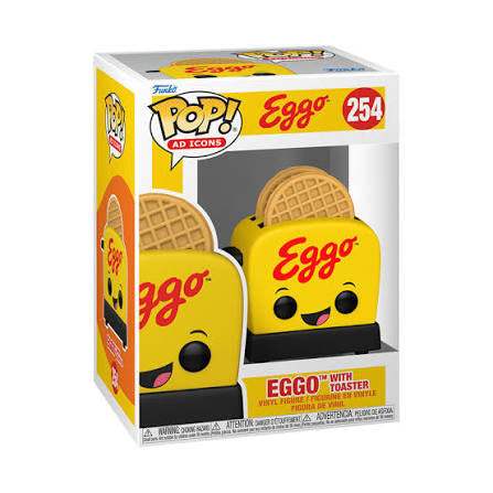 Funko Pop! Eggo with Toaster 254 Figure + Pop Protector