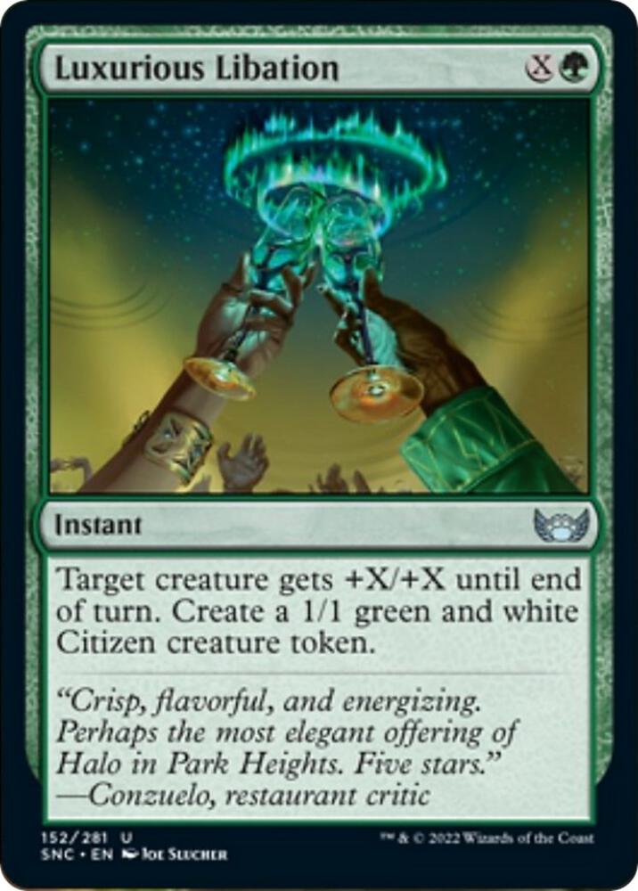 MTG! Luxurious Libation - Streets of New Capenna (SNC)
