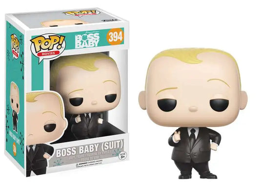 Funko Pop! DreamWorks Boss Baby - Boss Baby (Suit and Tie) 394 (VAULTED) + Free Protector