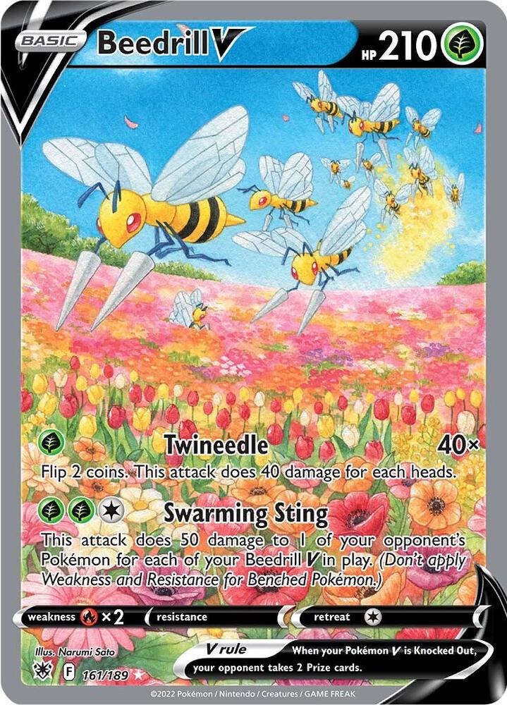 Pokemon TCG! Beedrill V (Alternate Full Art) - SWSH10: Astral Radiance (SWSH10)