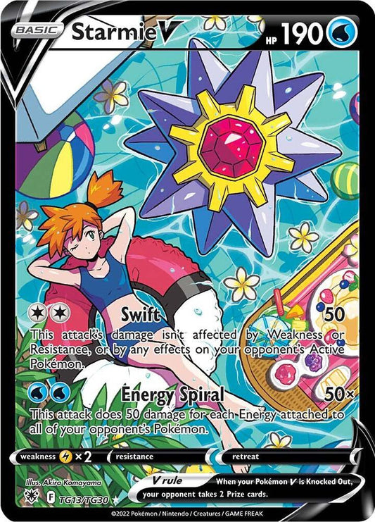 Pokemon TCG! Starmie V - SWSH10: Astral Radiance Trainer Gallery (SWSH10:TG)