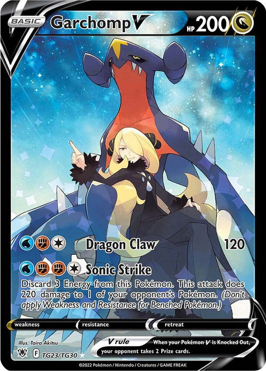 Pokemon TCG! Garchomp V - SWSH10: Astral Radiance Trainer Gallery (SWSH10:TG)
