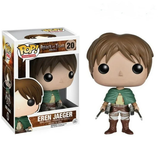 Funko Pop! Attack On Titan Eren Jaeger 20 + Free Protector (VAULTED)