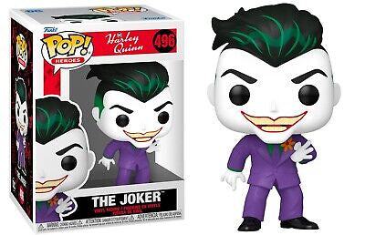 Funko Pop! DC Harley Quinn The Joker 496 + Free Protector