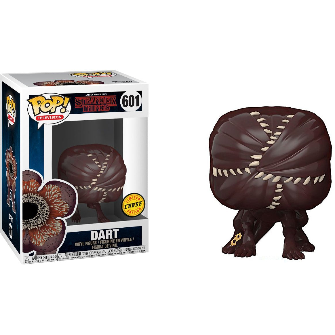 Funko Pop! Netflix Stranger Things Dart Demogorgon 601 CHASE (VAULTED) + Free Protector