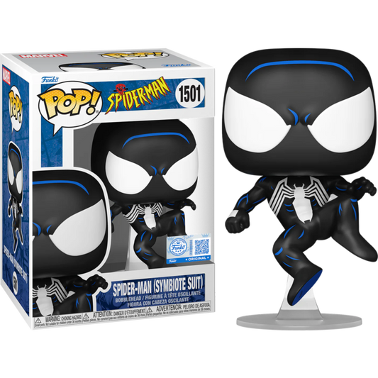 Funko Pop! Marvel Spider-Man (Symbiote Suit) 1501 Funko Special Edition Exclusive Figure + Pop Protector