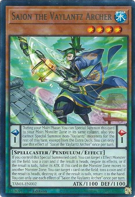 Saion the Vaylantz Archer - Tactical Masters (TAMA)