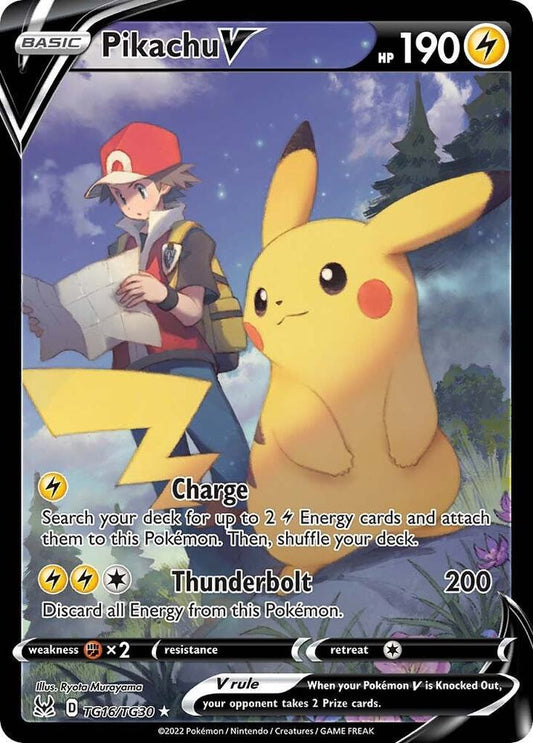 Pokemon TCG! Pikachu V - SWSH11: Lost Origin Trainer Gallery (SWSH11: TG)