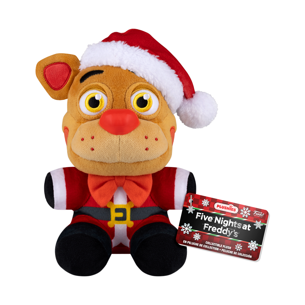 Funko Plushies! Five Nights at Freddy’s (FNAF) Holiday Santa Freddy Plush