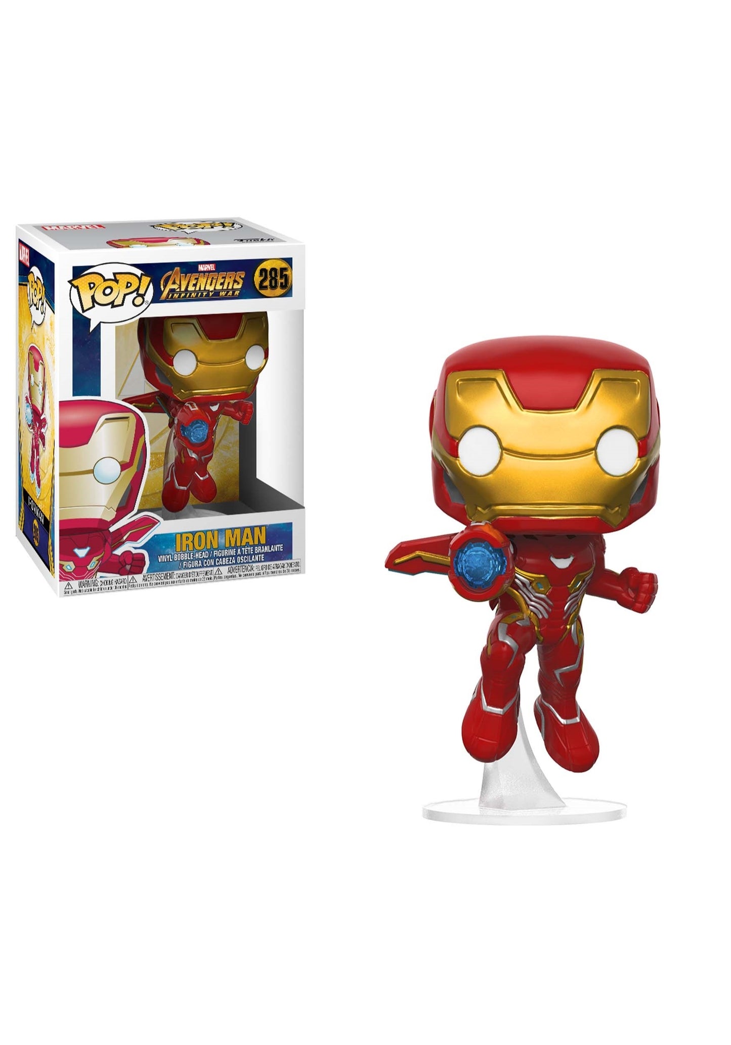 Funko POP! Marvel: Avengers Infinity War - Iron Man 285 + PoP protector