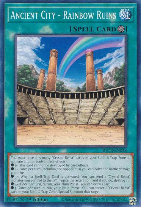 Ancient City - Rainbow Ruins - Structure Deck: Legend of the Crystal Beasts (SDCB)