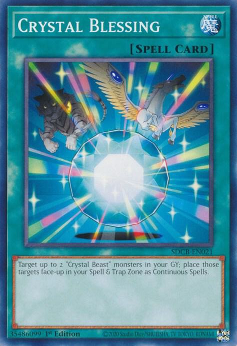 Crystal Blessing - Structure Deck: Legend of the Crystal Beasts (SDCB)