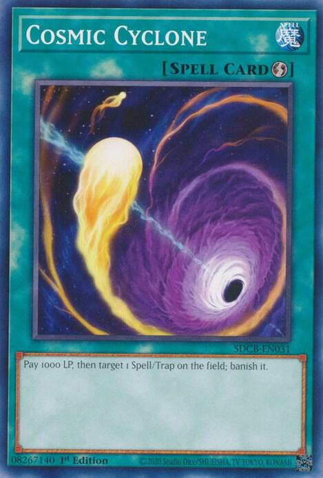 Cosmic Cyclone - Structure Deck: Legend of the Crystal Beasts (SDCB)