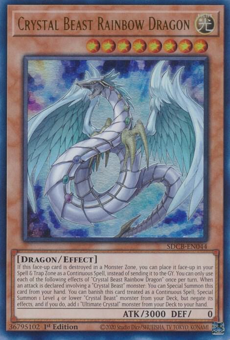 Crystal Beast Rainbow Dragon - Structure Deck: Legend of the Crystal Beasts (SDCB)