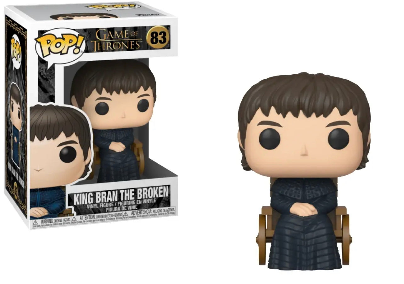 Funko Pop! Game of Thrones King Bran The Broken 83 + Free Protector (VAULTED)