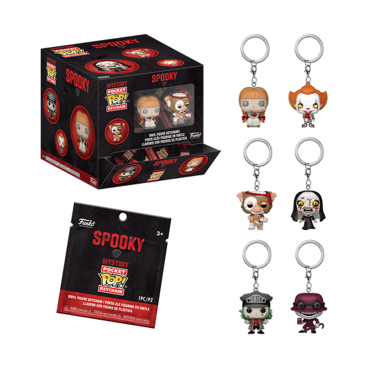 Funko Spooky Horror Mystery Bag Pocket Pop Keychain Vinyl Figure (One Variation Chosen at Random)