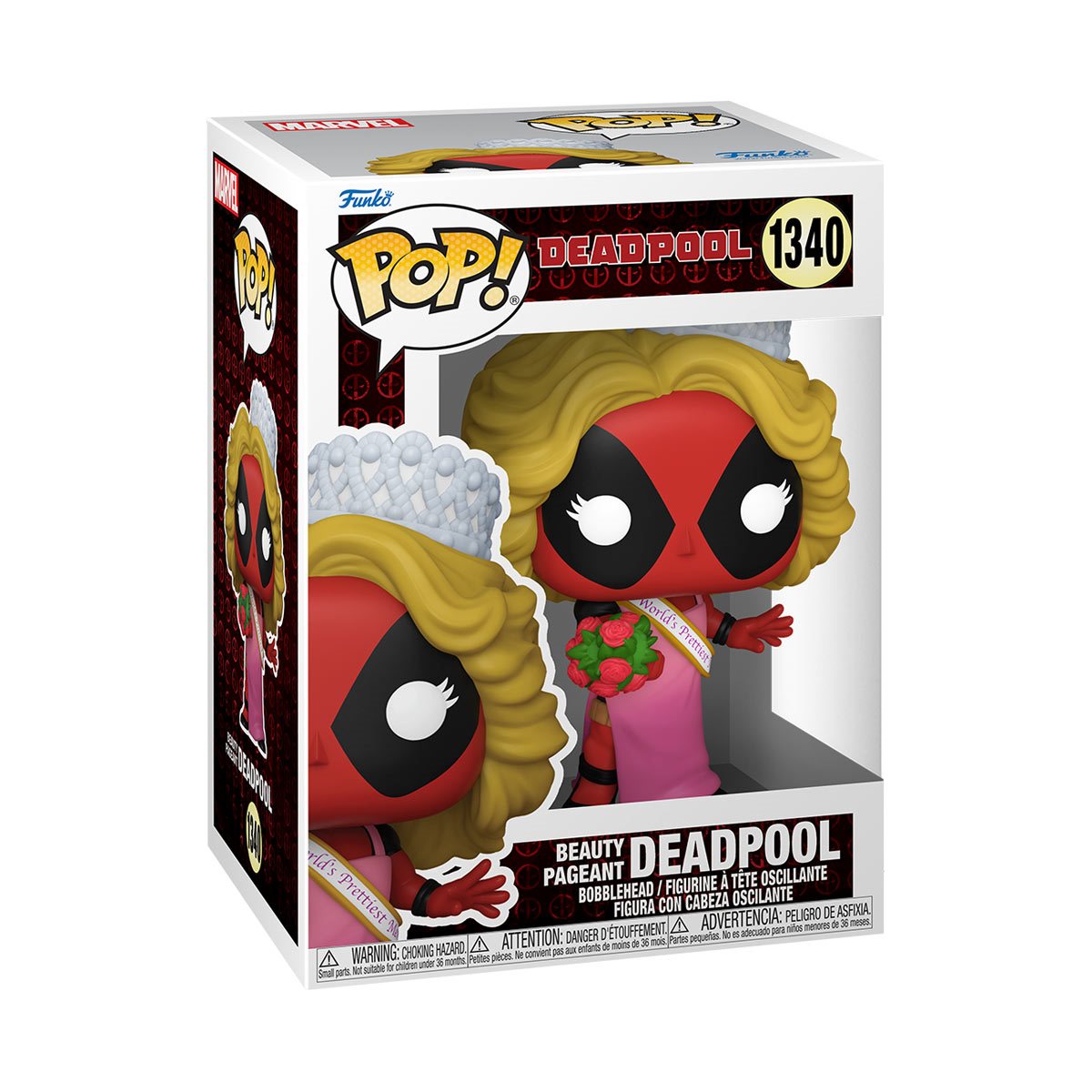 Funko Pop! Deadpool - Beauty Pageant Deadpool 1340 + PoP Protector