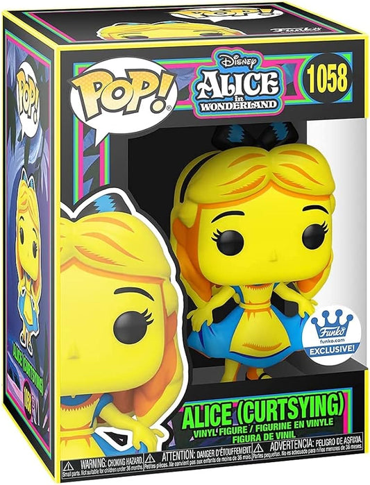Funko Pop! Disney Alice in Wonderland Alice (Curtsying) 1058 Funko Shop Exclusive + Free Protector