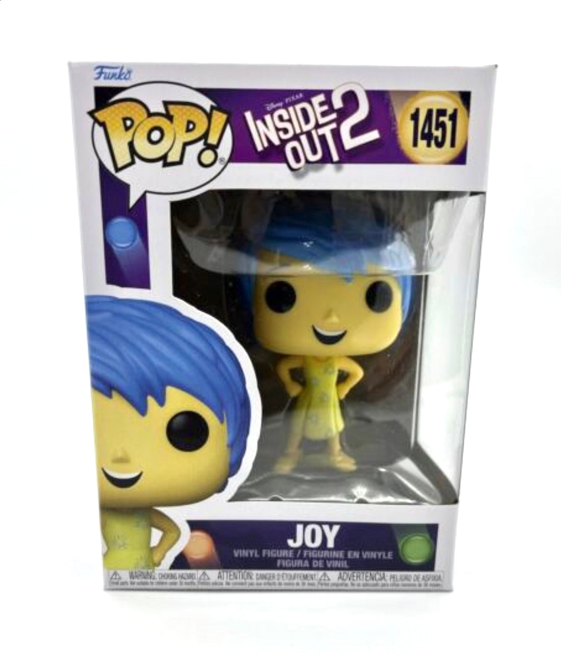 Funko Pop! Disney Pixar Inside Out 2 - Joy 1451 + Free Protector
