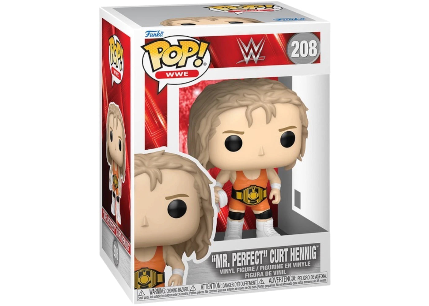 Funko Pop! WWE - “Mr. Perfect” Curt Henning 208 Figure + Pop Protector