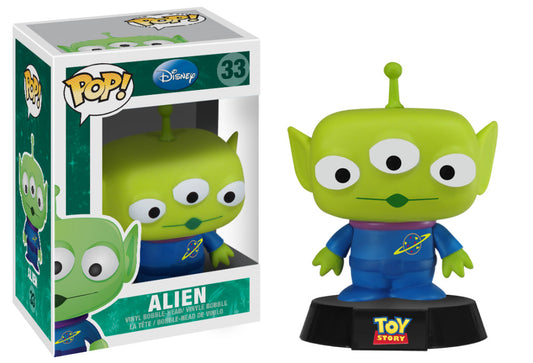 Funko Pop! Disney Store - Toy Story Alien 33 Figure + Pop Protector (VAULTED)
