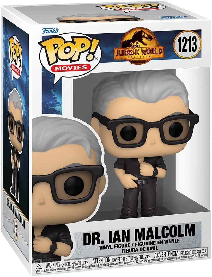 Funko Pop! Jurassic World Dr. Ian Malcolm 1213 + Free Protector