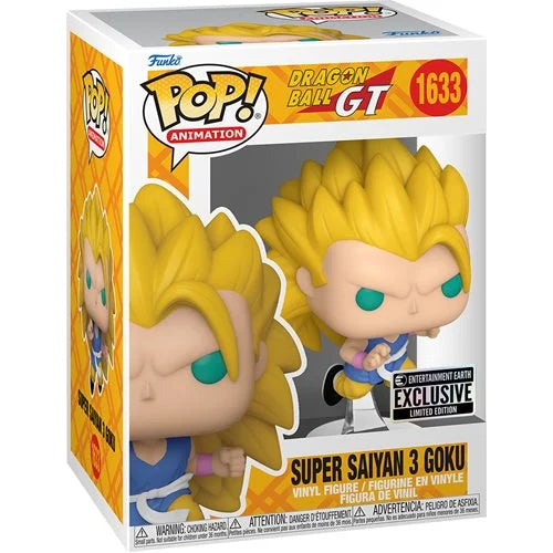 Funko Pop! Dragon Ball GT Super Saiyan 3 Goku 1633 - Entertainment Earth Exclusive + PoP Protector