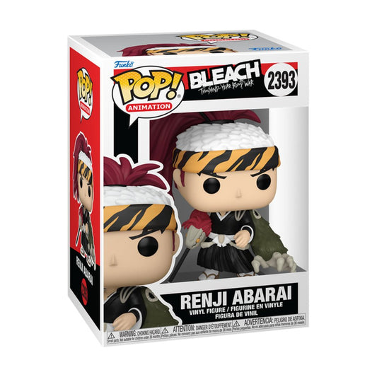 Funko Pop! Bleach Thousand-Year Blood War - Renji Abarai 2393 Figure + Pop Protector