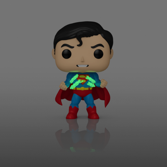Funko Pop! Superman 615 Glows in the Dark Figure + Pop Protector