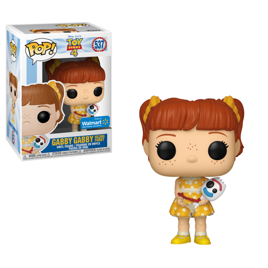 Funko Pop! Disney Pixar Toy Story 4 - Gabby Gabby with Forky 537 Walmart Exclusive (VAULTED) + Free Protector