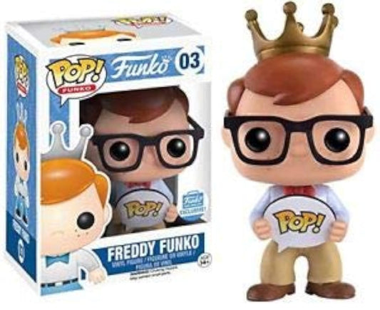 Funko Pop! Freddy Funko 03 Funko Shop Exclusive Figure + Pop Protector
