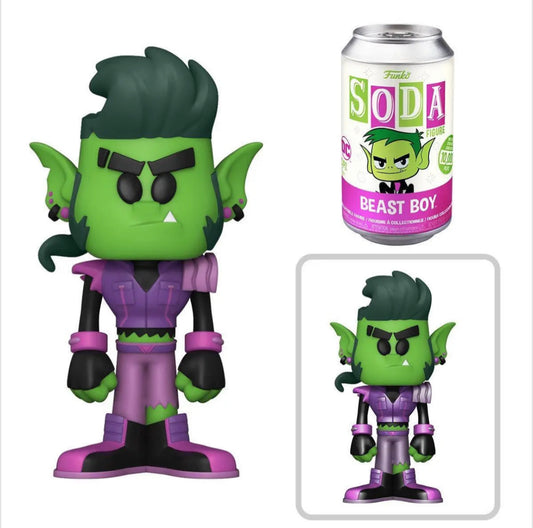 DC Teens Titans Go! Beast Boy Sealed Limited Edition Funko Soda Pop Figure - Chance of CHASE!