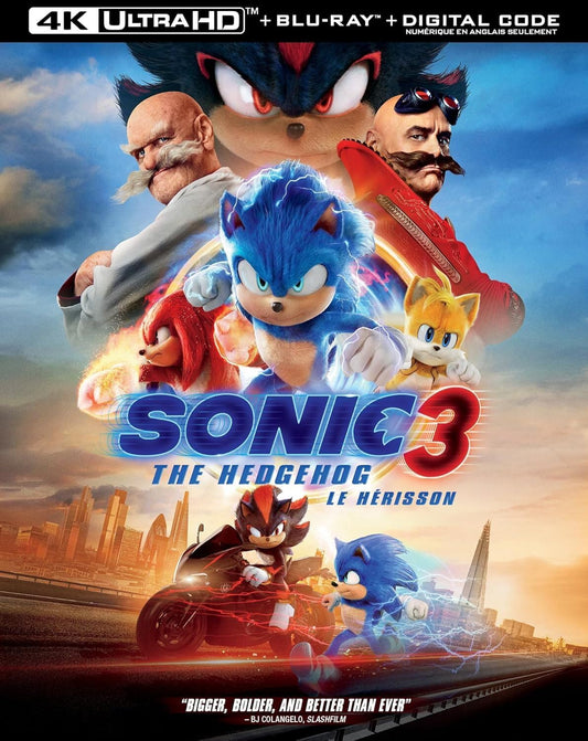 Sonic The Hedgehog 3 [4K + Blu-ray + Digital Copy]