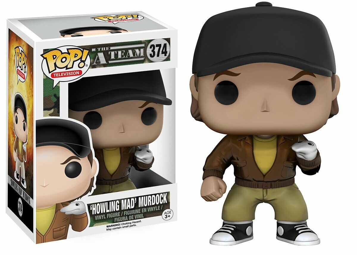 Funko Pop! The A Team ‘Howling Hand’ Murdock 374 + Free Protector (VAULTED)