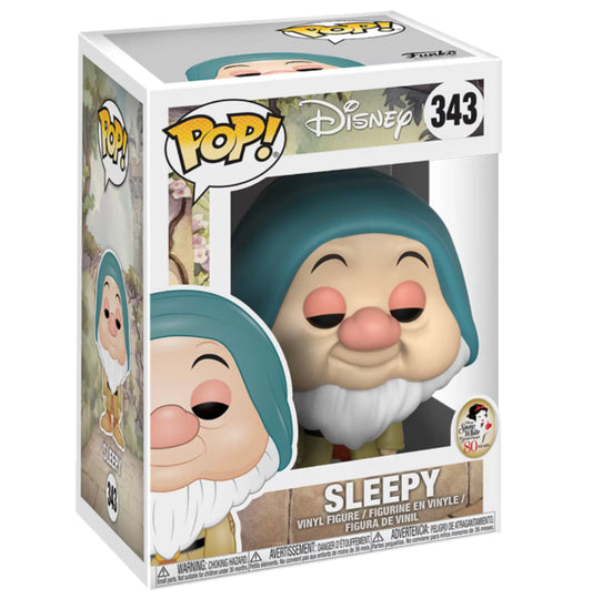 Funko Pop! Disney Snow White and the Seven Dwarfs (80 Years) Sleepy 343 + Free Protector