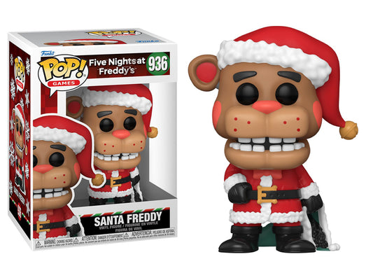 Funko Pop! FNAF Five Nights at Freddy’s Santa Freddy 936 + Free Protector