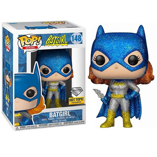 Funko Pop! DC Batgirl 148 Diamond Hot Topic Exclusive + Pop Protector