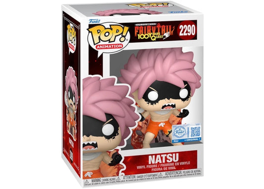 Funko Pop! Fairy Tail 100 Years Quest - Natsu 2290 Funko Special Edition Figure + Pop Protector
