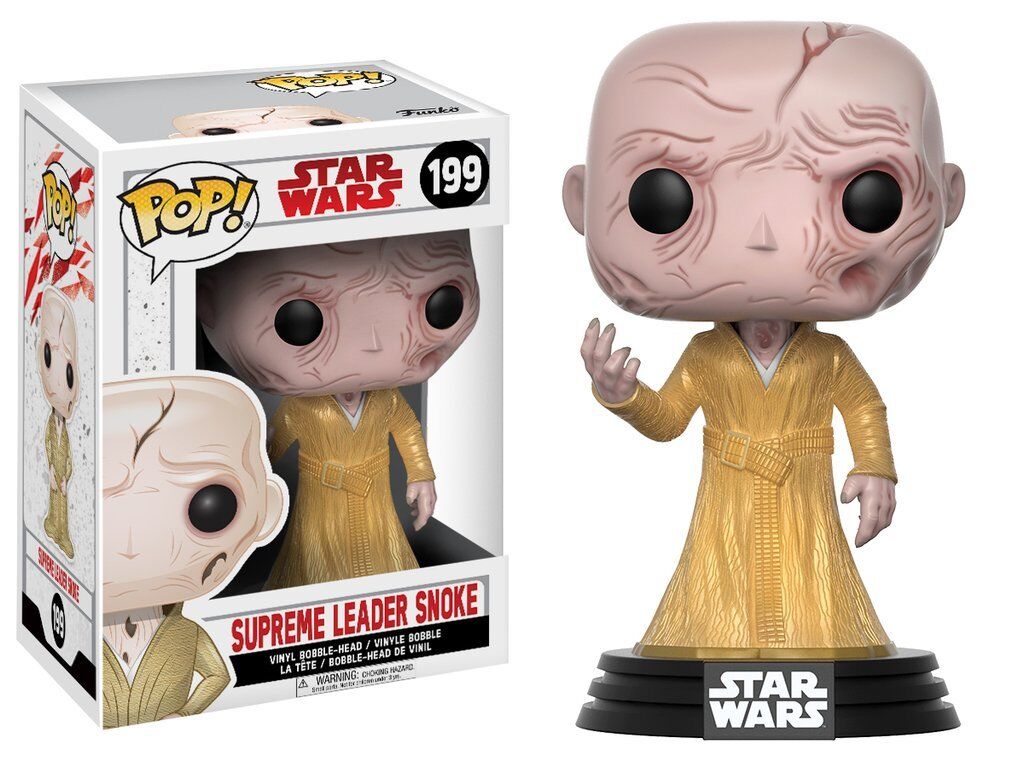 Funko Pop! Star Wars Supreme Leader Snoke 199 + Free Protector (VAULTED)